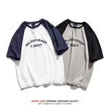 Men T-shirt Summer Cotton Short Sleeve T-shirt Men's Loose Casual