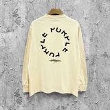 Purple Brand Long Sleeve T-Shirt Fashion Loose Long Sleeve Top