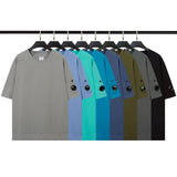 Cp Company T Shirts Summer Casual Loose Crew Neck