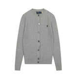 Ralph Lauren Knitted sweaters small twist knitted cardigan polo solid color crew neck