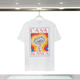 Casablanca T Shirts Fashion Loose