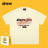 Drew T Shirts Smiley Face Short Sleeve T-shirt