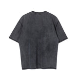 Men Vintage T-Shirts Arnodefrance Horn Print Casual Short Sleeves Vintage