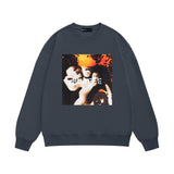 Purple Brand Sweatshirt Loose Crew Neck Sweater