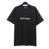 Palm Angels T Shirts Simple Letter Print Short Sleeve T-Shirt