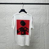 Cp Company T Shirts Embroidery Casual Crew Neck Short Sleeves