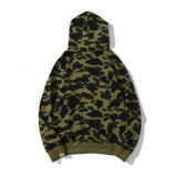 Bathing Ape Hoodie Camo Ape Embroidered Printed Hoodie Men's and Women's Pullover Sweater