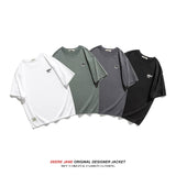 Men T-Shirts Summer Short Sleeve T-shirt Loose All-Matching T-shirt
