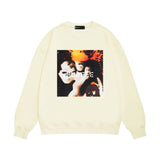 Purple Brand Sweatshirt Loose Crew Neck Sweater
