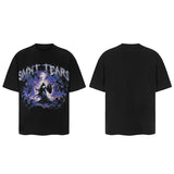 Men Vintage T-Shirts Saint Michael Tee Saint Tears