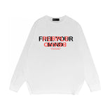 Purple Brand Long Sleeve T-Shirt Fashion Loose Long Sleeve Top