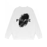 Purple Brand Long Sleeve T-Shirt Fashion Loose Long Sleeve Top