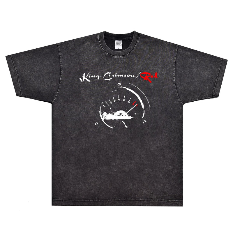 Rock Star T Shirt King Crimson The Road to Red T-shirt Retro Street Loose Short Sleeve