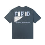 ERD T Shirts Cartoon Print Loose-Fitting Casual T-shirt