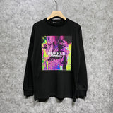 Purple Brand Long Sleeve T-Shirt Fashion Loose Long Sleeve Top