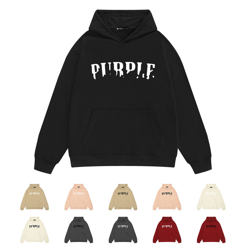 Purple Brand Hoodie Fashion Loose Hooded Sweater