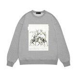 Purple Brand Sweatshirt Loose Crew Neck Sweater