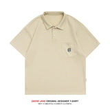 Men T-Shirts Polo Shirt Men's Short-Sleeved T-shirt Summer Couple Loose Casual