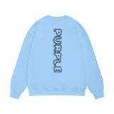 Purple Brand Sweatshirt Loose Crew Neck Sweater