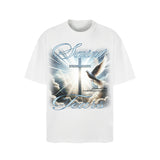 Men Vintage T-Shirts Saint Michael Tee Saint Tears