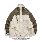 Men Jacket Spring Multicolor Jacket Men's Loose All-Match Casual