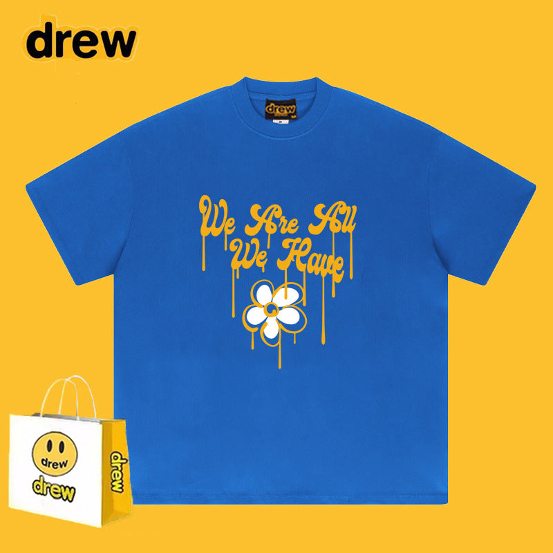 Drew T Shirts Short Sleeve Letter Print