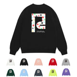 Purple Brand Sweatshirt Loose Crew Neck Sweater
