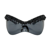 Trendy punk glasses: futuristic y2k integrated goggles - unique, niche design party sunglasses for men and women - bold and edgy eyewear