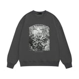 Purple Brand Sweatshirt Loose Crew Neck Sweater