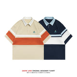 Men's T-Shirts Short-Sleeved T-shirt Men's Summer Half Sleeve Loose Polo Shirt