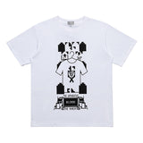 C.e t shirts creative clothes pattern round neck pullover short sleeve men and women