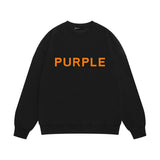 Purple Brand Sweatshirt Loose Crew Neck Sweater