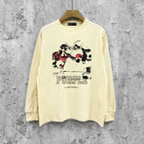 Purple Brand Long Sleeve T-Shirt Fashion Loose Long Sleeve Top