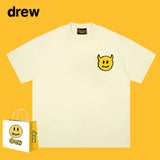 Drew T Shirts Short Sleeve Cola Loose round Neck