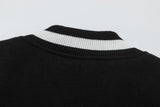 Off White Jacket Spring and Autumn OW Splicing Letter Pattern Baseball Jacket Jacket