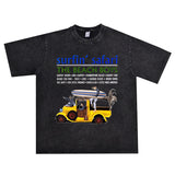 Rock Star T Shirt Rock Beach Boys Band Printed Cotton T-shirt Short Sleeve Men and Women