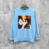 Purple Brand Sweatshirt Loose Crew Neck Sweater