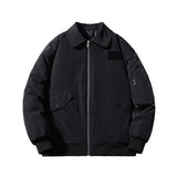Mens Vintage Jackets Lapel cotton jacket oversize