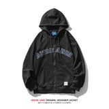 Men's Cardigan Hoodie Spring Hooded Sweater Men's Spring and Autumn Loose Student Casual Jacket