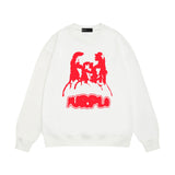 Purple Brand Sweatshirt Loose Crew Neck Sweater