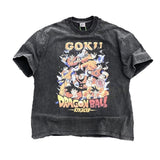 Mens Vintage T-Shirts SAINT MICHAEL CHO Dragon Ball Goku Vintage Short Sleeve Vintage