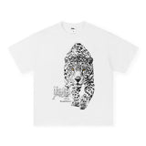 Vintage T-shirts short-sleeved T-shirts are washed with direct spray water