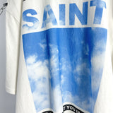 Men Vintage T-Shirts SAINT MICHAEL"GOD IS LOOKING AT YOU IN THE SKY "