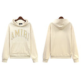 Amiri Hoodie AMI Letter Pattern Pullover Hooded Sweater Men and Women