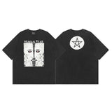 Mens Vintage T-Shirts Saint Michael High Street T-Shirt Washed and Old Short Sleeves