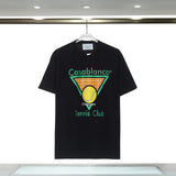 Casablanca T Shirts Fashion Casual Crew Neck Tee