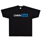 Rock Star T Shirt T-shirt Lincoln Park Rock Letter Simplicity Loose Printed Cotton Short Sleeve