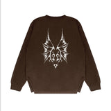 Purple Brand Long Sleeve T-Shirt Fashion Loose Long Sleeve Top