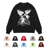 Purple Brand Sweatshirt Loose Crew Neck Sweater