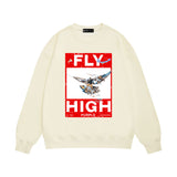 Purple Brand Sweatshirt Loose Crew Neck Sweater